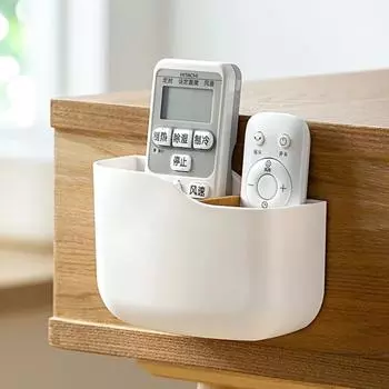 2 сетки, регулируемый настенный ящик для хранения, органайзер, пульт дистанционного управления, чехол для хранения кондиционера, подставка для мобильного телефона белый