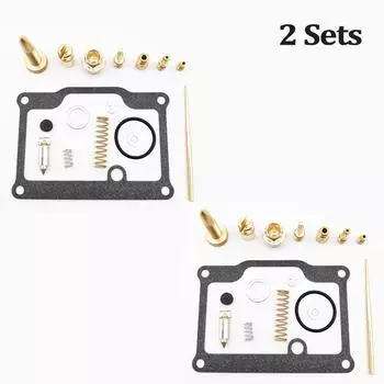 2 Sets CARBURETOR Carb Rebuild Kit Repair for Polaris 400 1997-2002 SCRAMBLER 22/44