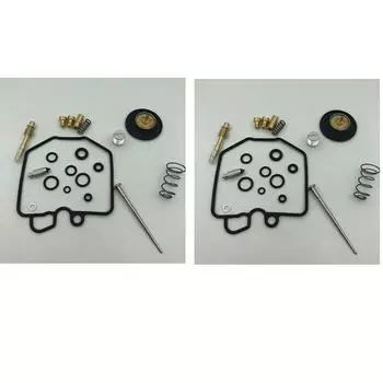 2 Sets Carburetor Repair Kit Jets Gaskets for 1980-81 Honda CM400C CM400E CM400T