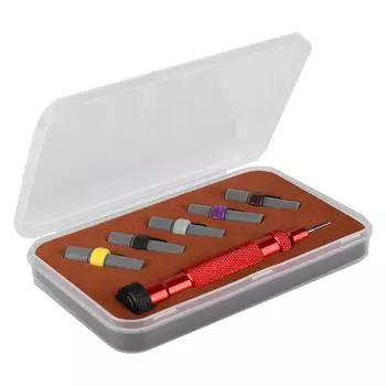 2 Sets Watch Screwdrivers Alloy Steel Slot Watch Repairing Screwdrivers