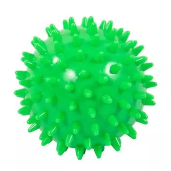 2 шарика-ежа для фитнеса, мяч с шипами для рук, ног, массажный инструмент для мышц спины, точечный массажный шарик серый