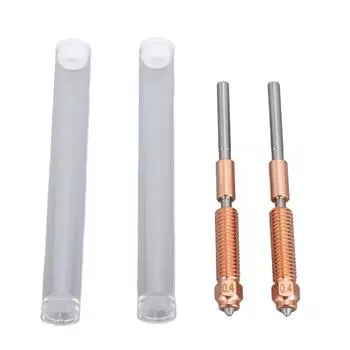 2 шт. 0,4 мм 3D-принтеры Высокопоточные экструдеры Сопла Латунь Быстрозаменяемые Сменные Сопла для Ender 3 V