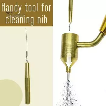 2 шт. 0,5/0,7 мм, тонкая ручка для рисования, косая саржа, ремонт царапин, металлический аппликатор для краски, жидкая ручка для письма, товары для рукоделия золотистый