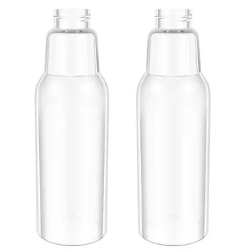 2 шт. 1000 мл стеклянная бутылка для воды прозрачная герметичная для хранения напитков и продуктов питания большая емкость стакан для молока и сока стеклянная бутылка для воды