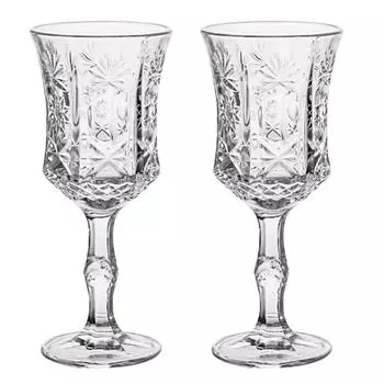 2 шт. 100 мл Европейский хрустальный резной бокал креативный прозрачный хвостовой бокал ретро Emed шампанское мороженое сок холодный напиток чашка 100ml