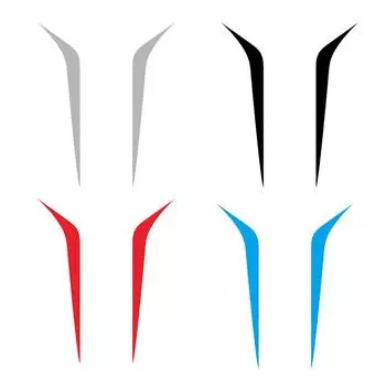 2 шт. 100 см x 26 см Наклейки на капот автомобиля Авто виниловая пленка Длинные полосатые наклейки DIY наклейки для спортивного стайлинга автомобиля Аксессуары для тюнинга автомобиля синий