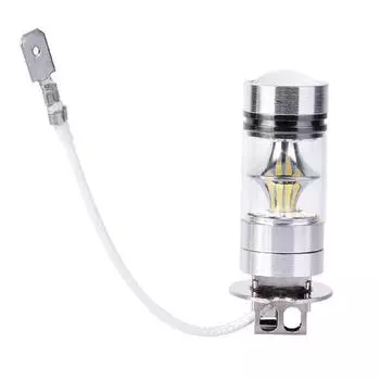 2 шт., 100 Вт, белые светодиоды H3 высокой мощности 2828, автомобильная противотуманная лампа Drl 1000 лм