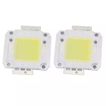 2 шт. 100 Вт COB светодиодный чип 9600LM 6000K светодиодные чип-бусины для светодиодного литейного света 32?36V