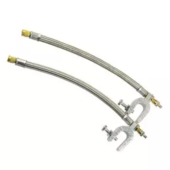 2 шт. 10-дюймовые плетеные удлинители штока клапана с двумя шинами из нержавеющей стали для грузовика RV