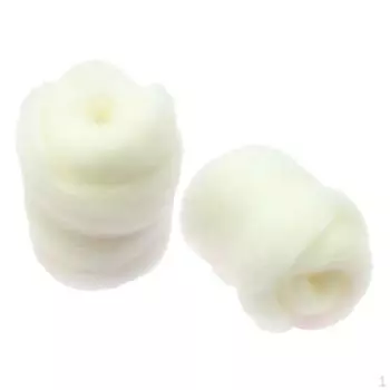 2 шт., 10 г шерстяного ровничного волокна, ручные поделки для куклы, отбеливатель ручной работы