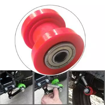 2 шт. 10 мм Ролик цепи Слайдер Натяжитель Направляющее колесо для питбайка, мини-байка, квадроцикла