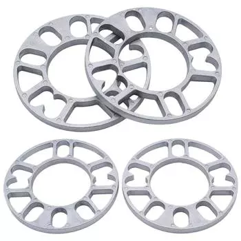 2 шт. 10 мм универсальные колесные проставки из алюминиевого сплава расширенные колесные ступицы прокладки адаптеры для автомобильных шин ступицы для 4 и 5 болтов