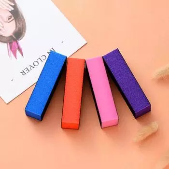 2 шт./10 шт./12 шт. блок для полировки ногтей многосторонние антиабразивные твердые маникюрные полировщики пилка шлифовальный инструмент 2pcs синий