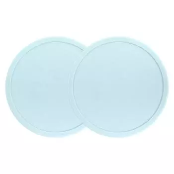 2 шт., 10 см, силиконовая подставка, термостойкая, нескользящая, с приподнятым краем, защита от разливов, столешница, круглая подставка для напитков, кофе, чая, подстаканник, кухонные принадлежности жёлтый