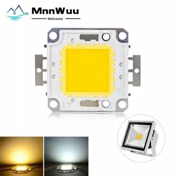 2 шт. 10 Вт 20 Вт 30 Вт 50 Вт 100 Вт светодиодные бусины чип высокой яркости 10-12 В 30-32 В холодный белый теплый белый DIY для прожектора с драйвером 2Pcs 10W 12V теплый белый