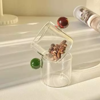 2 шт. 110 мл чашки для эспрессо маленькие чашки для дома стеклянные шариковые ручки кофейная чашка чайная чашка для воды блюдце стейк соковый сок украшение стола 110ml синий