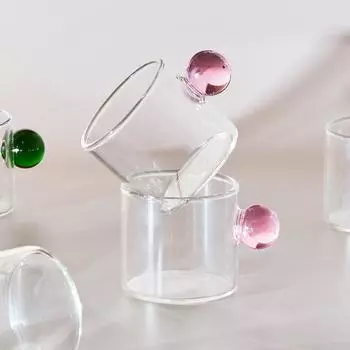 2 шт. 110 мл чашки для эспрессо маленькие чашки для дома стеклянные шариковые ручки кофейная чашка чайная чашка для воды блюдце стейк соковый сок украшение стола