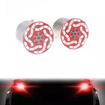 2 шт. 1156 1157 светодиодный RGB 30LED DRL вспышка заднего хода стоп-сигнал стояночный свет 12 В мотоциклетный стробоскоп светодиодный тормоз задний стоп-сигнал задний фонарь