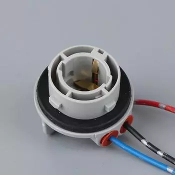 2 шт. 1156 Ba15S Bau15S 1157 Bay15D патрон для ламп Py21W P21W адаптер цоколь серый