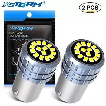 2 шт. 1156 BA15S BAU15S P21W PY21W BAY15D светодиодные лампы 1157 P21/5W R5W 15SMD 2016 автомобильный указатель поворота заднего хода 12 В белый 6000 К 1156 BA15S P21W белый