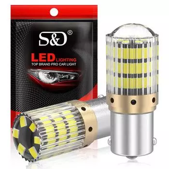 2 шт. 1156 BA15S P21W светодиодные лампы BAU15S PY21W 1157 BAY15D P21/5W светодиодные лампы T20 7443 W21/5W 7440 W21W WY21W 12V белый красный янтарный автомобильный свет указатель поворота авто 1156 BAU15S PY21W красный