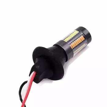 2 шт. 1156/ BAU15S 66SMD ДХО белый поворот желтый Лампа указателя поворота Без ошибок Canbus