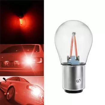 2 шт. 1157 12 В BA15D COB светодиодные автомобильные фонари заднего хода, лампы-стоп-сигналы, 3 автомобильных аксессуара красный