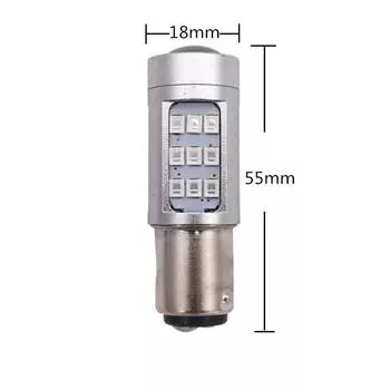 2 шт. 1157 30SMD LED Задние Сигнальные Безопасные Тормозные Стоп-сигналы Автомобильные Красные Мигающие Стробоскопические