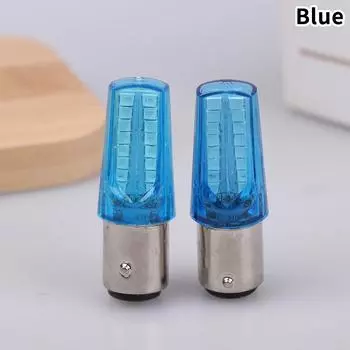 2 шт. 1157 Ba15D Светодиодный стоп-сигнал Мотоциклетный стробоскоп Светодиодный парковочный задний фонарь Мигающий предупреждающий фонарь Задний фонарь стоп-сигнала Указатель поворота синий