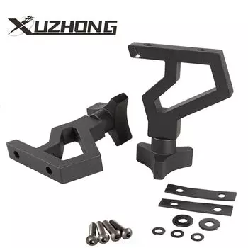 2 шт. 11586.04 Кронштейн для крепления домкрата, регулируемый 07-18 Jeep Wrangler JK, кронштейн для крепления трубчатого домкрата, черный, легко устанавливается чёрный