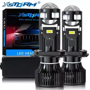 2 шт. 120 Вт LHD H4 9003 светодиодные фары Mini Bi-LED линзы проектора лампы Automobles Canbus 90000LM Hi/Lo Beam прожектор ретрофит лампа 6000K 12 В 24 В