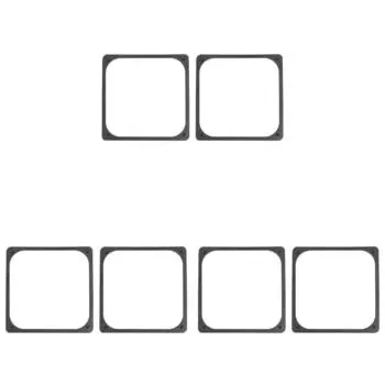 2 шт. 120x120 мм антивибрационная силиконовая резиновая прокладка вентилятора для корпуса ПК вентилятор hei