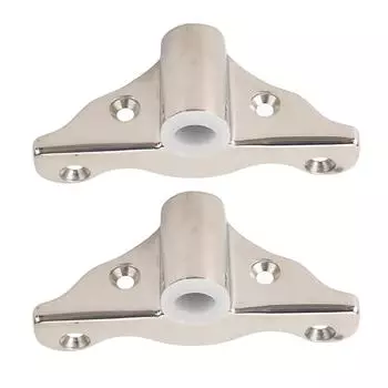 2 шт. 12-дюймовое гнездо для уключины из нержавеющей стали 316 с полированной отделкой, боковое крепление для яхты, автофургона, морского судна