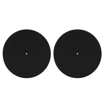 2 шт. 12-дюймовый виниловый проигрыватель пластинок домашний защитный нескользящий коврик замена