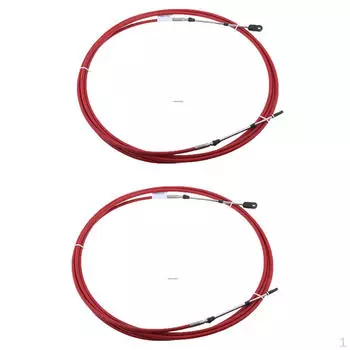 2 шт. 12-футовый трос дроссельной заслонки для рычага управления двигателем морской лодки
