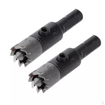2 шт., 12 мм, сверло с вращающимся центральным наперстком, мини-токарный станок, насадка и замена