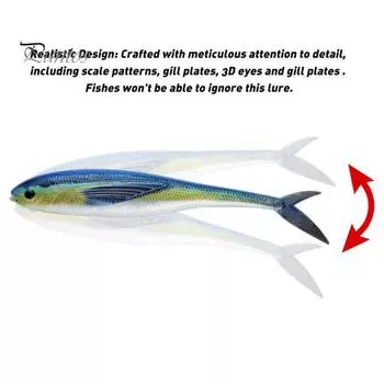 2 шт., 12 см/10,5 г, рыболовная приманка, реалистичные 3D глаза, вилка, хвост, длинный заброс, медленно тонущая искусственная приманка, аксессуары для рыбалки на открытом воздухе в пресной воде и соленой воде 2pcs