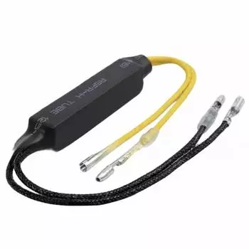 2 шт. 12 В 21 Вт мотоциклетный светодиодный поворотник декодер сопротивление декодер резистор декодер нагрузка декодирующий резистор запчасти для ремонта чёрный