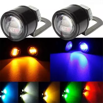 2 шт. 12 В 5 Вт Eagle Eye светодиодный мигающий фонарь заднего хода DRL дневные ходовые огни сигнальная лампа противотуманная фара для мотоцикла автомобиля