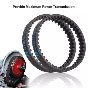 2 шт., 132 мм, сменные приводные ремни для VS4-10 Axial SCX10 SCX10 II SCX10 III RC Car чёрный