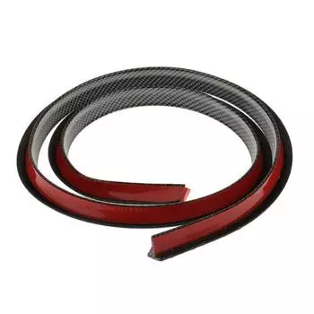 2 шт. 150 см Универсальный резиновый протектор колесной арки крыла автомобиля цвета карбонового волокна Накладка на колесную арку