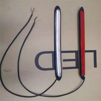 2 шт. 15,5 см Автомобильные ДХО LED Водонепроницаемые Дневные Ходовые Огни 12 В Белый Янтарный Переключатель Указатель Поворота Фара Ангельский Глаз Последовательная Лампа