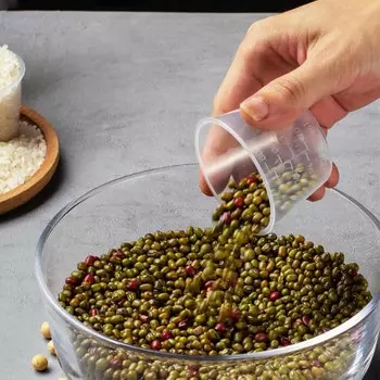 2 шт. 160 мл кухонная рисоварка мерные стаканы для риса пищевой полипропилен удобный безопасный пластик 7.2*5.4cm