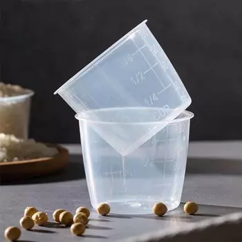 2 шт. 160 мл пластиковые удобные пищевые полипропиленовые мерные стаканы для риса кухонные рисоварки безопасны 7.2*5.4cm