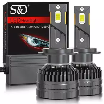 2 шт. 160 Вт 80000LM H7 светодиодный H4 H11 9005 HB3 9006 HB4 H1 9012 Hir2 CSP светодиодный Canbus автомобильная фара лампа авто двойная медная трубка фара противотуманная фара 6000K H1