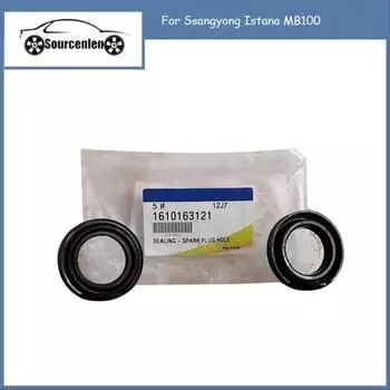 2 шт. 1610163121 Автоматическая прокладка головки блока цилиндров, автоматическое уплотнение отверстия свечи зажигания для Ssangyong Istana MB100 16101-63121