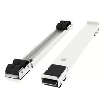 2 шт. 16 колес Подставка для холодильника на ножках Противоскользящий Мобильный кронштейн для мебели Перемещение мебели White