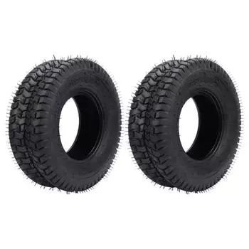 2 шт. 16x6.50-8 шины для газонокосилок, сверхпрочные 4-слойные бескамерные шины для садовых тракторов для газонокосилок, сада