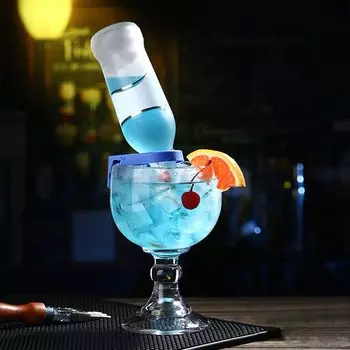 2 шт. 17-унциевых пивных бокала на ножке - универсальные бокалы Schooner, креветочный коктейль, бокалы для Маргариты с синим ведром