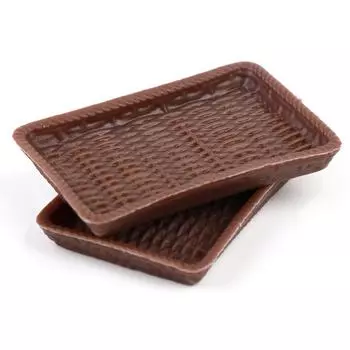 2 шт. 1/12 кукольный домик миниатюра кондитерская десерт тарелка поднос модель декор аксессуары one size